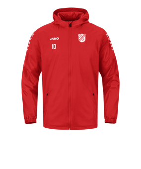 JAKO Team 2.0 Allwetterjacke Kids Rot F100