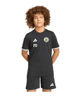 adidas Entrada 26 Trainingsshirt Kids Schwarz
