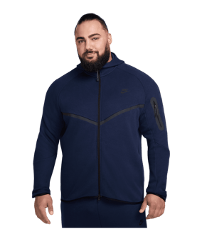 Nike Tech Fleece Giacca con cappuccio Blu C451 - blu