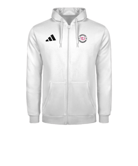 adidas Entrada 26 Kapuzenjacke Weiß
