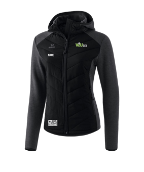 Erima Steppjacke Damen Schwarz