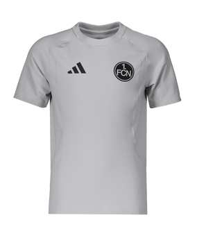 adidas 1. FC Nürnberg Travel T-Shirt Kids Grau - grau