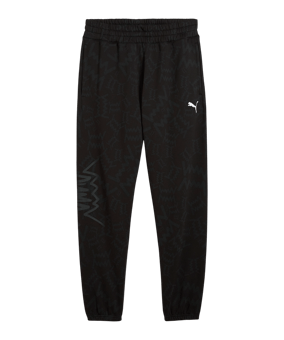PUMA teamJAWS Post Game Pants Hose Schwarz F01 - schwarz