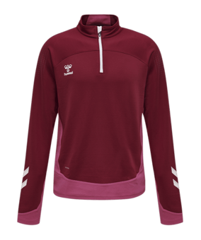 Hummel hmlLEAD HalfZip Sweatshirt Rot F3584 - rot