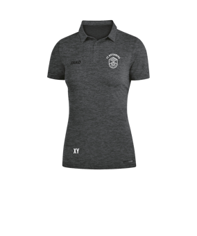 JAKO Premium Basics Poloshirt Damen Grau F21