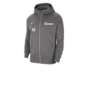 Nike Park 20 Fleece Kapuzenjacke Kids Grau F071