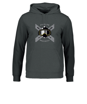 Merch Drummer 2.0 Hoody Dark Heather Grey | #cross