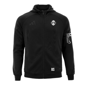 adidas Tiro 25 Travel Kapuzenjacke Schwarz