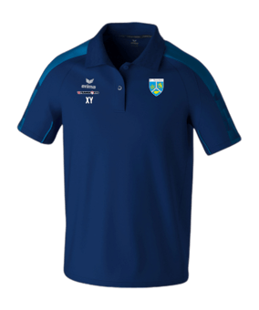 Erima Evo Star Poloshirt Blau