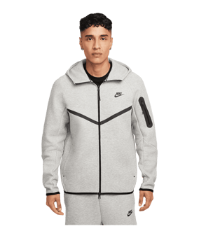 Nike Tech Fleece Full-Zip Windrunner Giacca con cappuccio Grigio C063 - grigio