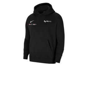 Nike Park 20 Fleece Hoody Kids Schwarz Weiss F010
