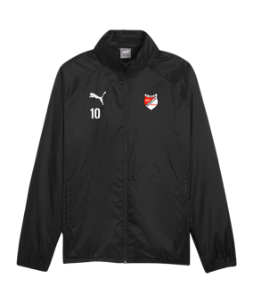 PUMA teamGOAL Allwetterjacke Schwarz Weiss F03
