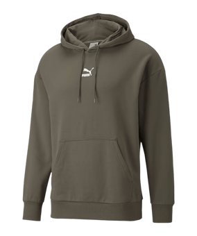PUMA Classics Oversized Hoody Grün - gruen