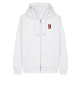 11tsmerch Merch Connector 2.0 Zip Sweatjacke FC001 Sweatjacke Weiß