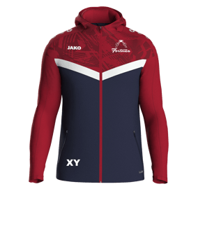 JAKO Icon Kapuzenjacke Blau Rot F901