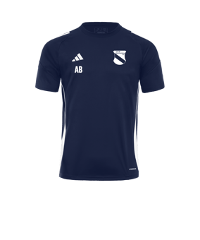 adidas Tiro 24 Trikot Dunkelblau Weiss