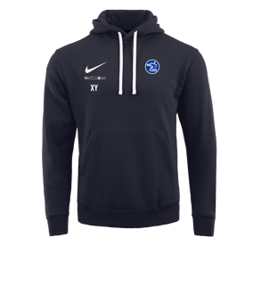Nike Park 20 Fleece Hoody Blau Weiss F451