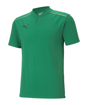 PUMA teamCUP Casuals Poloshirt Grün F05 - gruen
