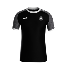 JAKO Iconic Trikot Kids Schwarz Grau F801