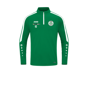 JAKO Power Sweatshirt Kids Grün Weiss F200