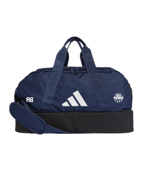 adidas Tiro League Duffel Bag Gr. S Blau Weiss