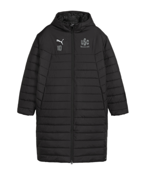 PUMA teamFINAL Bench Jacke Schwarz F03