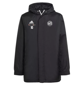 adidas Entrada 22 Stadium Jacke Schwarz