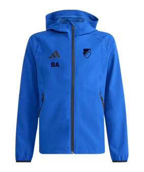 adidas Tiro Travel Windjacke Kids Blau