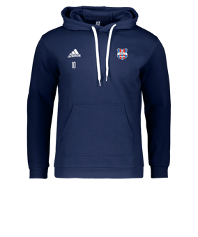 adidas Entrada 22 Hoody Blau