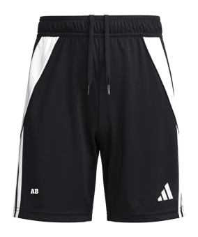 adidas Tiro 24 Short Kids Schwarz Weiss