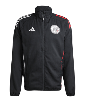 adidas Ajax Amsterdam Prematch Jacke 2025/2026 Schwarz - schwarz