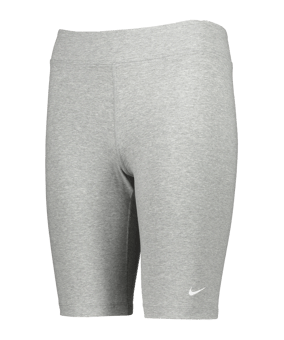 Nike Essential Biker Short Damen Grau Weiss F063 - grau