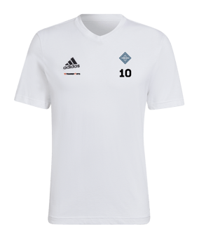 adidas Entrada 22 T-Shirt Weiss