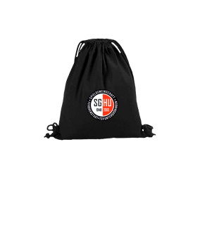 Merch Organic Premium Cotton Gymsack Black  | #logo4c