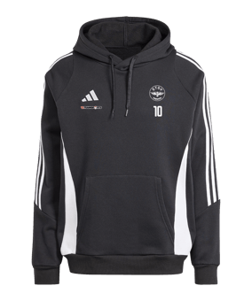 adidas Tiro 24 Hoody Schwarz Weiss