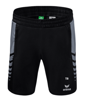 Erima SIX WINGS Short Schwarz Grau