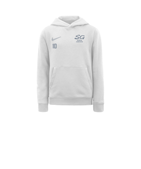Nike Park 20 Fleece Hoody Kids Weiss Grau F101