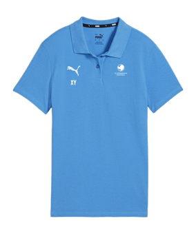PUMA teamGOAL Casuals Poloshirt Damen Blau F02