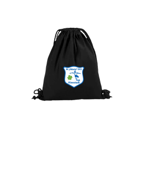 Merch Organic Premium Cotton Gymsack Black | #logo4c