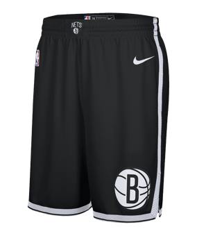 Nike Brooklyn Nets Swingman Icon Edition Short 2024/2025 Schwarz F010 - schwarz