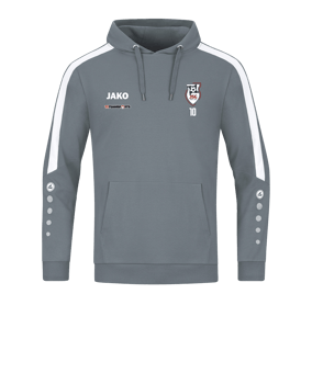 JAKO Power Hoody Grau Weiss F840