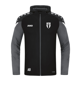JAKO Performance Kapuzenjacke Kids Schwarz F804