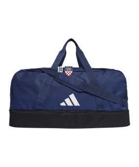 Sac de sport adidas Tiro League Duffel Bag Taille L, Bleu et Blanc