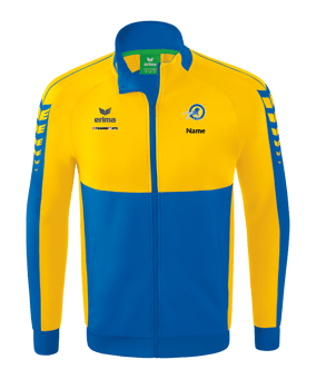 Erima SIX WINGS Trainingsjacke Blau Gelb 