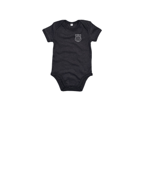 Merch Baby Body Charcoal Grey Melange