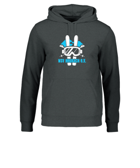 Merch Drummer 2.0 Hoody Dark Heather Grey | #logo (beidseitig)