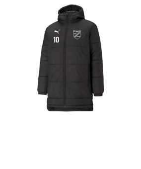 PUMA Bench Jacke Kids Schwarz Weiss F03