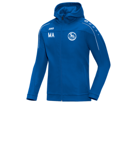 JAKO Classico Kapuzenjacke Kids Blau F04