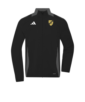 adidas Tiro 24 Competition Präsentationsjacke Schwarz Grau