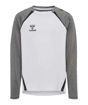 Hummel Lead 2.0 Crew Sweatshirt Kids Weiss F9396 - weiss